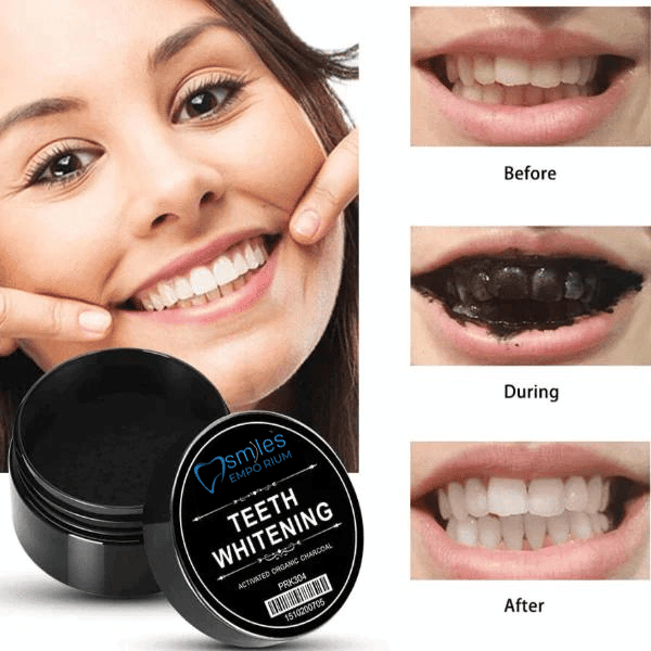 CHARCOAL TEETH WHITENING POWDER 